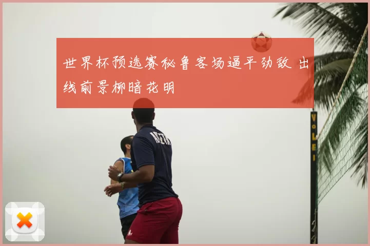 世界杯预选赛秘鲁客场逼平劲敌 出线前景柳暗花明