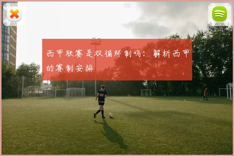 西甲联赛是双循环制吗:解析西甲的赛制安排
