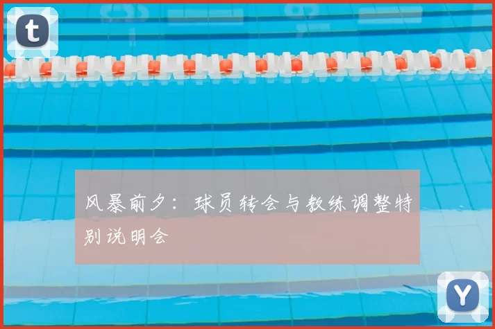 风暴前夕:球员转会与教练调整特别说明会
